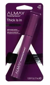 Almay Thickening Mascara. 100% Thicker Lashes. Hypoallergenic. BLACK 402 - Picture 1 of 6