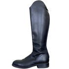 Equestrian Black Leather Tall Dress Boots Women's Size 39 Uk / Us 8.5 9 
