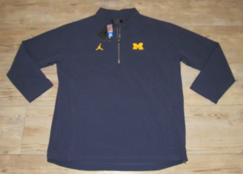 Air Jordan Michigan Wolverines On-Field 1/4 Zip Football Jacket size Men's XL Cover