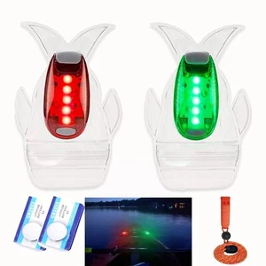 Battery Operated Navigation Lights for Boats Kayak 3 Types Flashing Mode Easy... - Picture 1 of 7