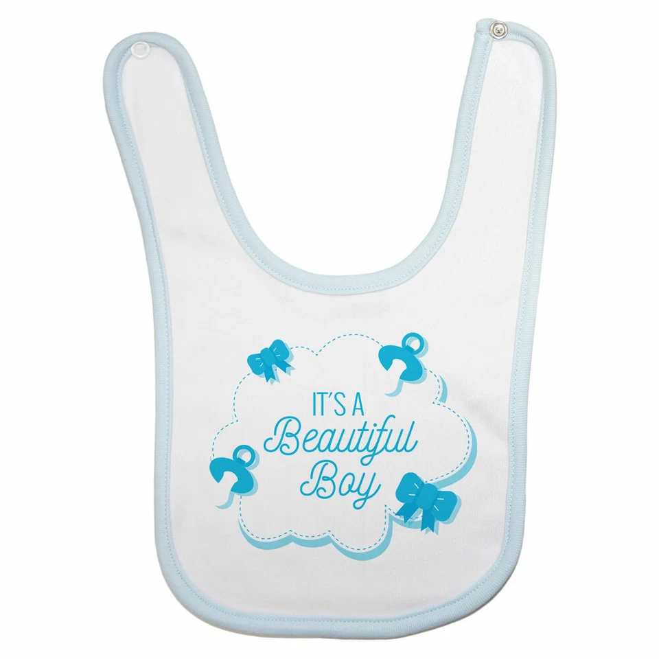Bavaglino neonato it's a beautiful boy - Immagine 1 di 1