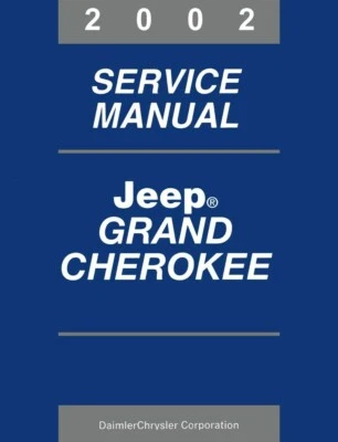 2002 Jeep Grand Cherokee Shop Service Repair Manual Book Engine Drivetrain OEM - Image 1 of 4