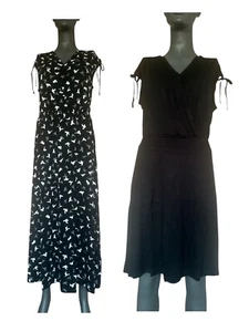 AJC Damen Kleid Maxikleid Kurzkleid Set Doppelpack Größe 36 38 40 - Picture 1 of 1