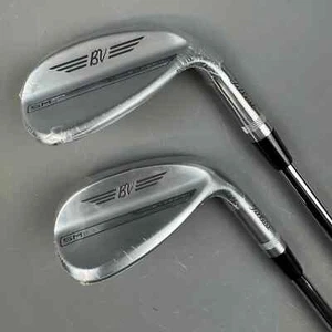 Titleist Vokey SM10 Tour Chrome Wedges 54/12 D + 58/14 K +1'' 2 Upright - Picture 1 of 9