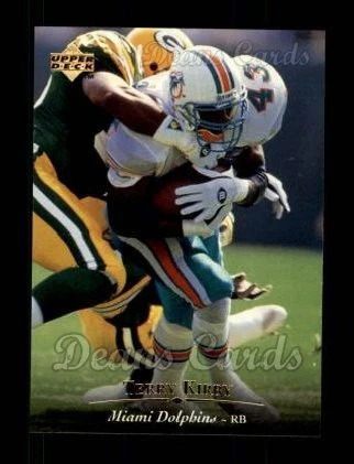 1995 Upper Deck #131 Terry Kirby Dolphins Virginia  8 - NM/MT - Image 1 of 1
