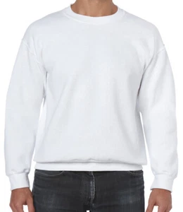 Gildan Mezcla Resistente � Sudadera Manga Larga con Cuello Redondo Jersey S-5XL - Imagen 1 de 33