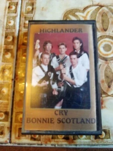 Highlander ~ Cry Bonnie Scotland, Scottish music cassette rare - Imagen 1 de 2