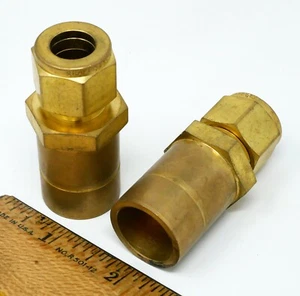 1X SWAGELOK B-810-1-16W 1/2" TUBE X 1"MALE PIPE WELD BRASS FITTING - Picture 1 of 1