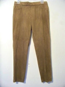 Womens RUBY RD. Petite Brushed Suede Jeggings Tan Size Small EUC!!! - Picture 1 of 2