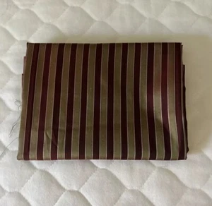 Silk Dupioni Fabric Burgundy Olive Green 1 1/2 Yards X 44” Shimmery - Picture 1 of 4