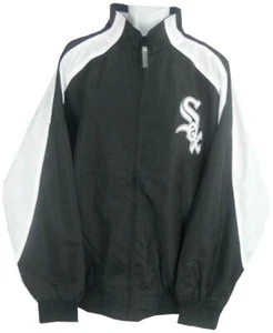 Chicago White Sox MLB Mens Majestic Black Full Zip Jacket Big & Tall Size 3XT - Picture 1 of 2