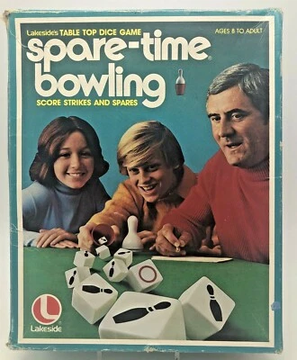 Vintage Lakeside Spare Time Bowling Game Table Top Dice Game 8340 - Image 1 of 4