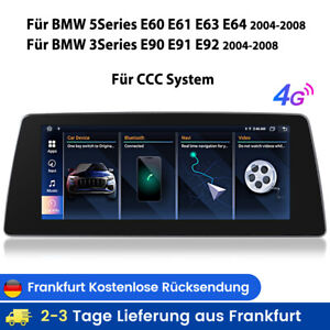 4 + 32GB 10.33" Android 13 Radio samochodowe 8Core 4G GPS Nawigacja do BMW E60 E61 CCC SWC USB
