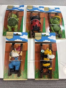 5 flower Pot hugger figurine on a ladder 5" New Decoration accents - Picture 1 of 1