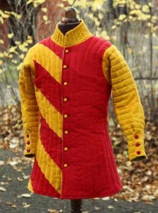 Armadura Medieval Gambesón, Disfraz Cosplay Renacimiento Chaqueta Acolchada para Hombre - Imagen 1 de 6
