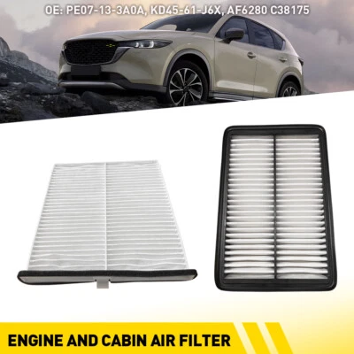 Juego combinado premium filtro de aire + filtro de aire de cabina para Mazda 6 2014-2020 L4 2,5 L Foto 1 de 4