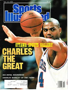 DEC 12 1988 CHARLES BARKLEY PHILADELPHIA 76ERS SPORTS ILLUSTRATED • MINT 5R21 - Picture 1 of 1