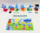 SERIE COMPLETA THE HAPPOS FAMILY (VU357 - VU362) + 6 BPZ KINDER RUSSIA 2022