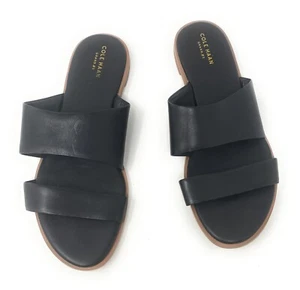 COLE HAAN Anica Grand Black Slide Sandals Size 10B - Picture 1 of 5