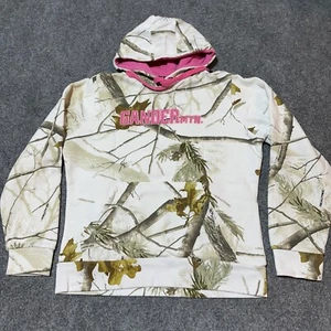 Gander Mtn Hoodie Womens Small Camo Realtree Pink Drawstring Pocket Hunting - Picture 1 of 11