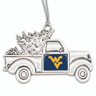43491 From the Heart Vintage Truck Team Logo Ornament West Virginia - Image 1 of 2