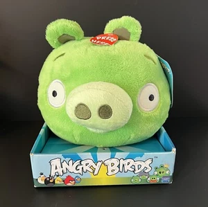Angry Birds Green Pig 8" Plush Stuffed Animal W/ Packaging 2010 NO SOUND - Picture 1 of 8