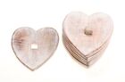 Sass & Belle Mango Wood Set Of 6 Heart Coasters With Stand SC004