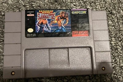 Saturday Night Slam Masters For Super Nintendo/famicom/SNES RARE - Image 1 of 4