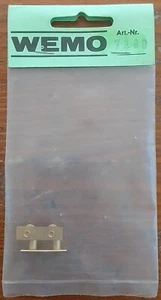 WEMO 7280 Poller 20x5mm Neu/OVP 2 Stück Messing Mega Rarität - Bild 1 von 1