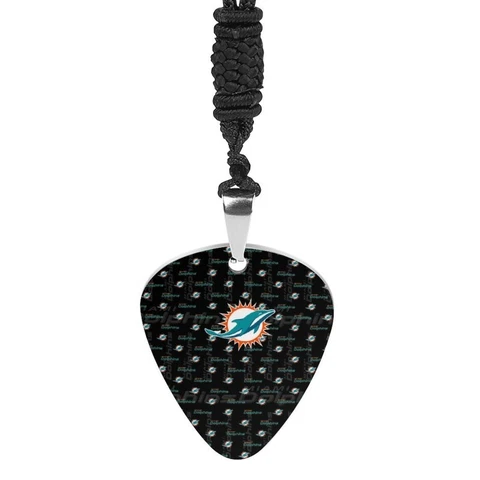 Miami Dolphins Printed Guitar Pick Guitar Pick The Necklace,fans Gift Cover