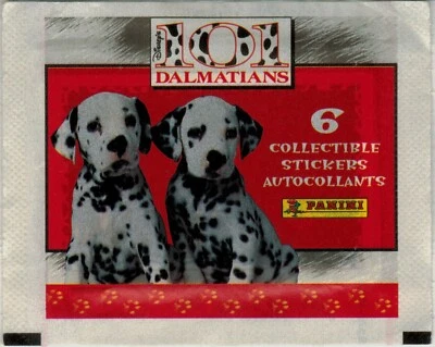 Italy 1997 Panini Walt DIsney 101 Dalmatians Sticker Pack - Imagem 1 de 2