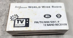 Radio Borg Johnson World-Wide, FM/TV/MW (AM)/SW1-9 (receptor de 12 bandas) - ¡NUEVO EN CAJA! - Imagen 1 de 6