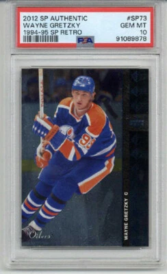 2012 UPPER DECK SP AUTHENTIC 1994-95 SP RETRO WAYNE GRETZKY OILERS PSA 10 RARE - Image 1 of 2
