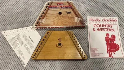 Vintage Nepenenoyka The Music Maker Lap Harp Musical Instrument w/ Box & Sheets - Image 1 of 4
