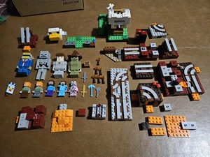 LEGO Minecraft Huge Lot BrickHeadz  Minifigures Animals & Terrain Pieces Mixed  - Picture 1 of 8