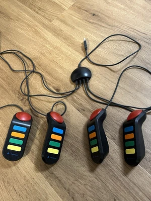 Buzz! Sony Buzzer 4 Stück Playstation original Sony ohne Spiel für PS3/PS2 - Bild 1 von 4