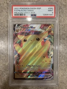 Pikachu VMAX 2021 Pokemon Swsh Black Star Promo #SWSH062 PSA 9 - Picture 1 of 2