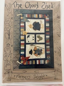 The Chook Shed - Farmers Delight Patchwork Wall Hanger Sew Stitch Vintage Craft - Picture 1 of 7
