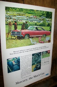 1967 Mercury Cyclone GT car  med-mag car ad-"the Man's Car" - Picture 1 of 1