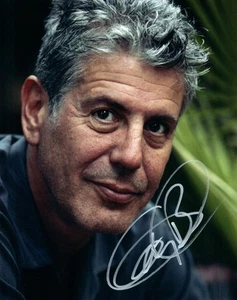 Anthony Bourdain 8x10 Signed Autographed Photo Picture with COA - Picture 1 of 1