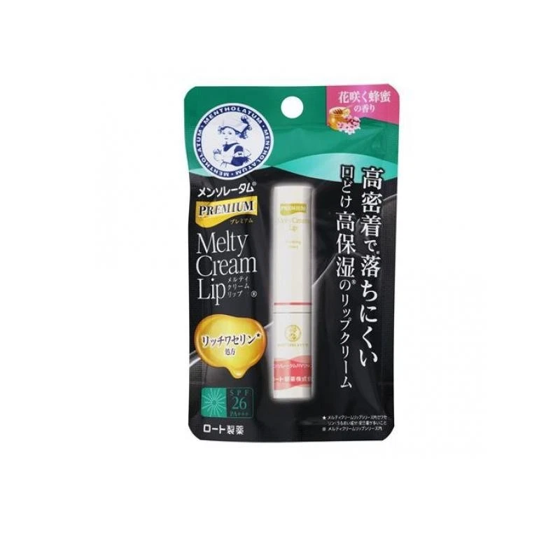 ROHTO Mentholatum Premium Crema Labio 2.4g Flor Miel Aroma FPS26 PA+++ Foto 1 de 1