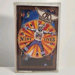 Nine Lives by Aerosmith (Cassette, 1997) Vintage Rock & Roll Music - Picture 1 of 16