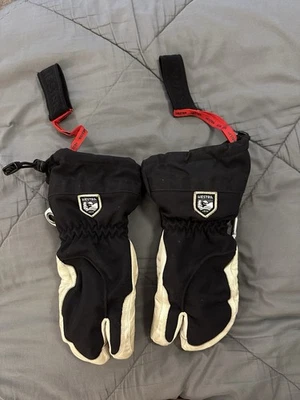 Guantes Hestra Alpine Pro Ejército Cuero Heli Ski 3 Dedos Talla 7 Foto 1 de 4