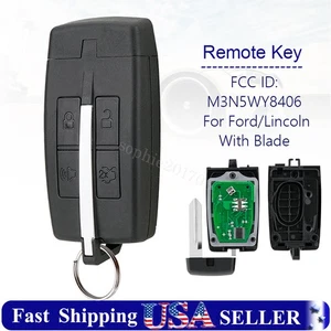 for Lincoln MKS MKT 2009 2010 2011 2012 Keyless Remote Smart Key Fob M3N5WY8406 - Picture 1 of 7