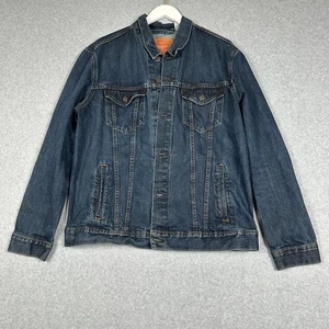 Levi's Trucker Jacket Mens XL Medium Wash Classic Jean Button Down Blue Denim - Picture 1 of 20