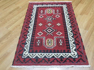 Bohemian Rug, Oushak Turkish Ushak Rug,Contemporary Design Rug 3.1x5 Ft - Image 1 of 4