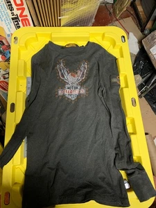 Harley Davidson Motor Cycles - Donna - Manica Lunga - XS - Logo Eagle e Patc Braccio - Foto 1 di 11