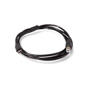USB 2.0 Kabel Typ-C Stecker auf Typ-B Stecker 1,5m schwarz - Bild 1 von 6