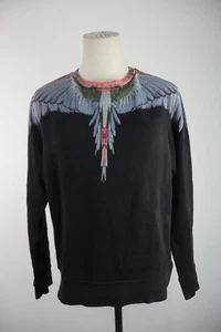 MARCELO BURLON FELPA UOMO TG M SWEATSHIRT MAN ITALY CASUAL VINTAGE COTONE COTTON - Picture 1 of 9
