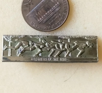 1988 Calgary Olympics BROTHERS OF THE WIND Speed Skating Lapel PIN - Image 1 of 2